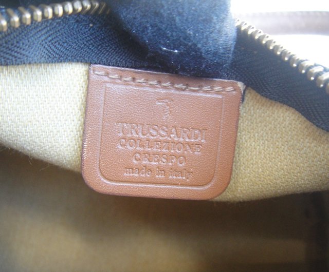 Trussardi Blue Men Across-body Bag Made in Italy