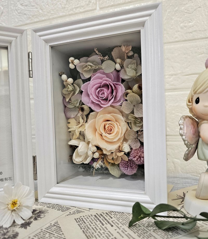 [Only Flowers] The window treasure box will preserve the best moments forever. The eternal flower photo frame commemorative gift - Picture Frames - Plants & Flowers 