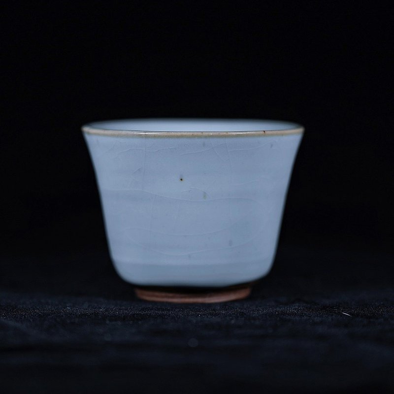 手工天青汝窯鐵斑平安杯 JR013 - 茶壺/茶杯/茶具 - 其他材質 