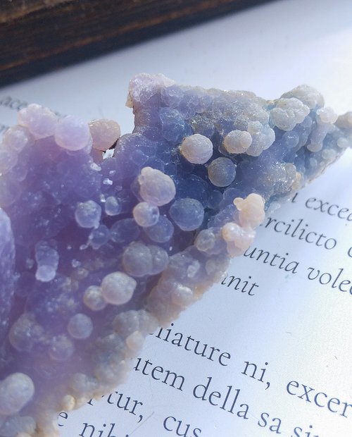 グレープクォーツ グレープアメシスト グレープアゲート 原石 水晶 グレープアゲート原石ブレスレット「紫」 | 葡萄屋 鉱物＆雑貨店