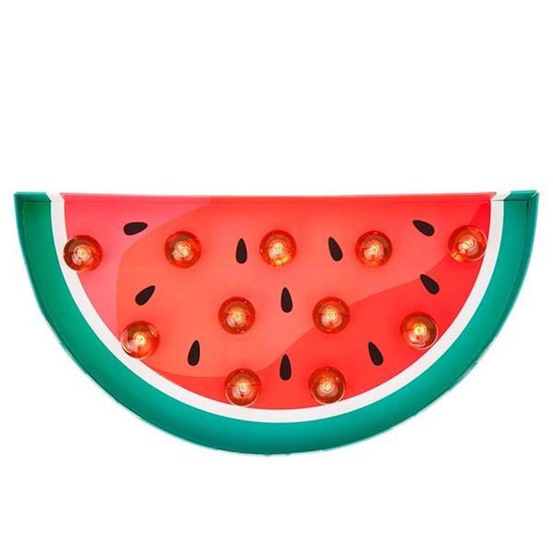 【換季特賣】SUNNYLIFE 西瓜造型招牌燈 - 燈具/燈飾 - 塑膠 