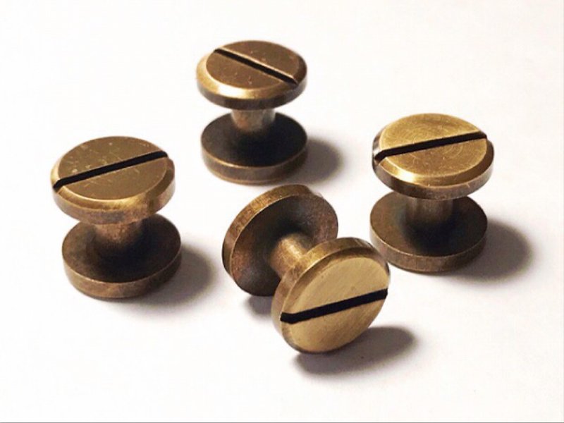 Gogoro專用螺絲鎖 - 鑰匙圈/鑰匙包 - 銅/黃銅 金色