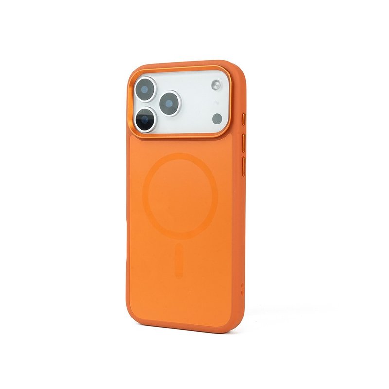 Phone 17 Pro/17Pro Max Mag-G 玻璃散熱磁吸殼 - 手機殼/手機套 - 塑膠 橘色