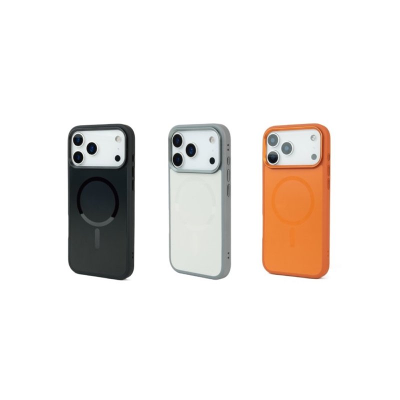 Phone 17 Pro/17Pro Max Mag-G 玻璃散熱磁吸殼 - 手機殼/手機套 - 塑膠 橘色