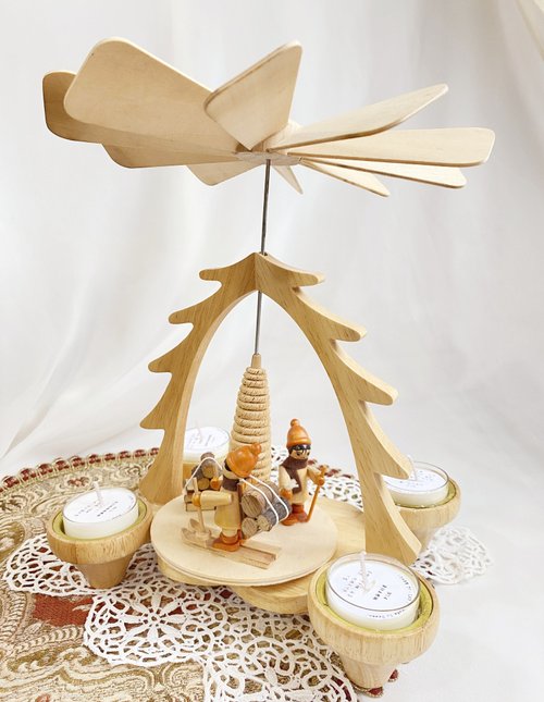 Tietze LED照明付き木製飾り台 ドイツ製 キャンドルアーチ Tietze LED照明付き木製飾り台 ドイツ製 キャンドルアーチ Tietze LED