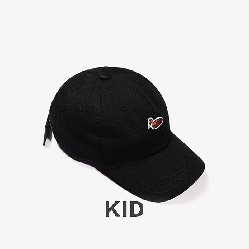 KIDS Duck Embroidered Outdoor Casual Cap::Black:: - Hats & Caps - Cotton & Hemp Black