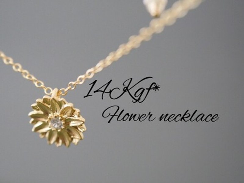 14kgf＊Margaret Necklace - สร้อยคอ - โลหะ 