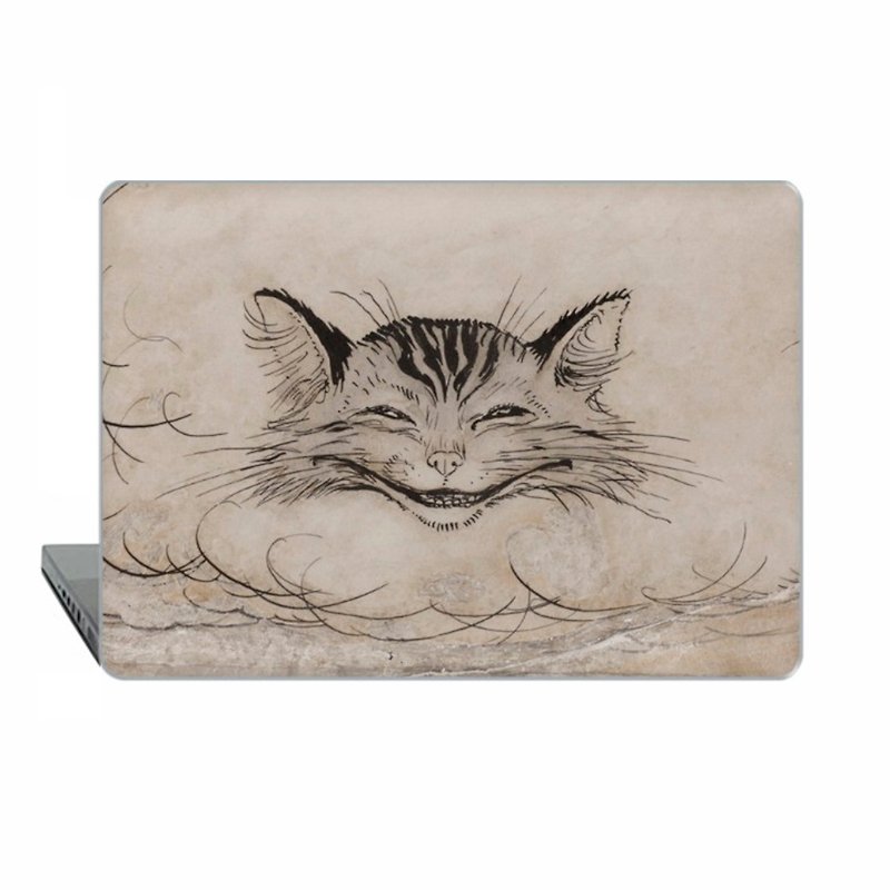 Cat Macbook case MacBook Air MacBook Pro M2 MacBook Pro hard case art 1820 - Tablet & Laptop Cases - Plastic Gray