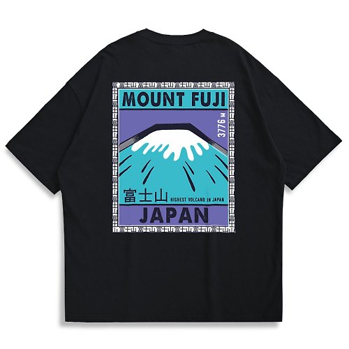 Creeps Store 【CREEPS-STORE】Mount Fuji V5 寬鬆重磅印花T恤 210g