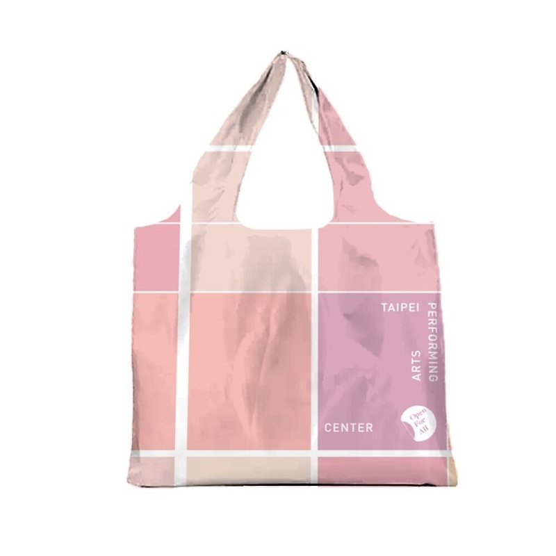 Folding eco-friendly shopping bag-pink - Handbags & Totes - Polyester Pink