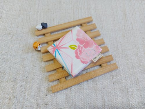 cherrymade 純棉紗布手帕/口水巾/小方巾-桃花粉