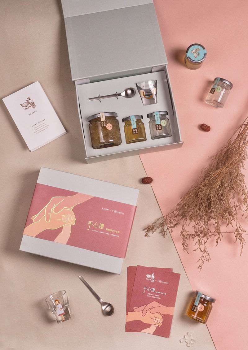 [Mother's Day Gift Box] 3 pieces of comprehensive fresh stewed bird's nest gift box in the palm of the hand - อาหารเสริมและผลิตภัณฑ์สุขภาพ - อาหารสด สีแดง