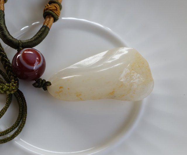 White jade sale pendant