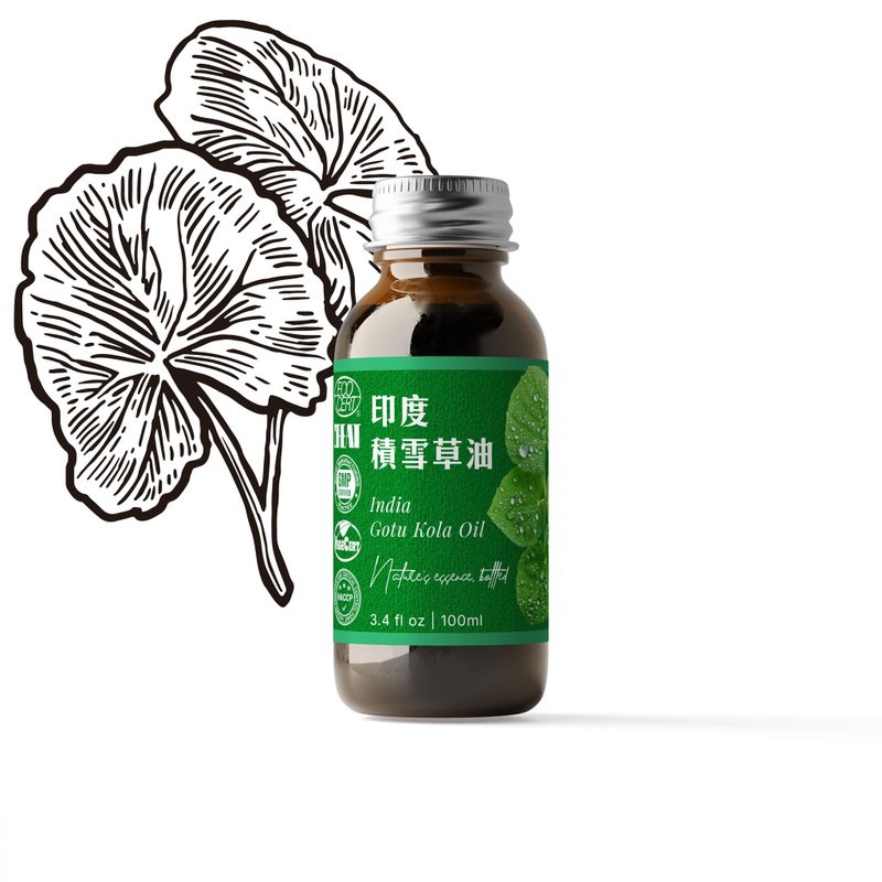 【卡佛香】印度積雪草浸泡油 - 身體乳/按摩油 - 塑膠 咖啡色