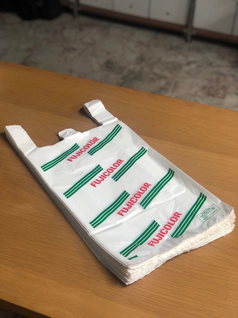 Japan FUJICOLOR plastic bag