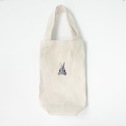 Q-cute 【Q-cute】水壺提袋系列-兔兔頭/客製化