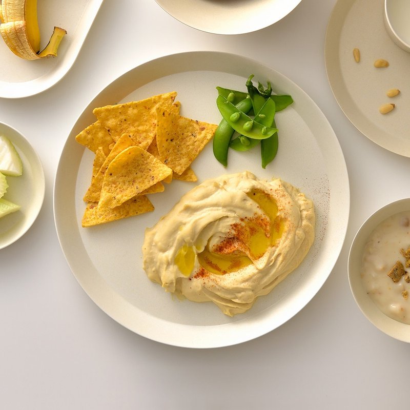 ideaco usumono Bamboo Fiber Plate - 24cm - Multiple Colors Available - Plates & Trays - Other Materials Multicolor