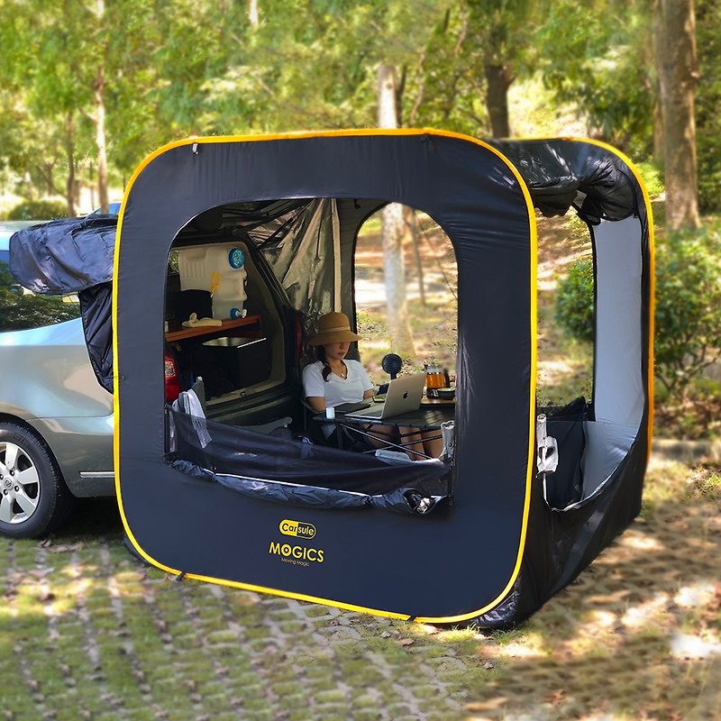 CARSULE 膠囊客廳 車用擴充 - 野餐墊/露營用品 - 聚酯纖維 黑色