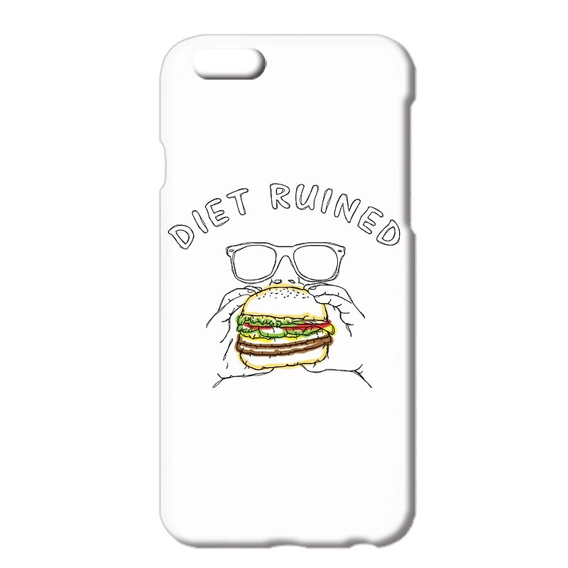 iPhone case / Diet ruined - เคส/ซองมือถือ - พลาสติก ขาว