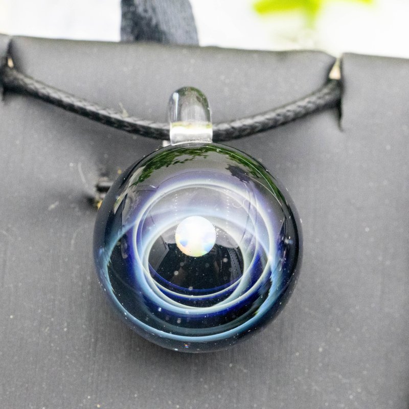 Glass universe star ball (special price area) - Necklaces - Glass Transparent