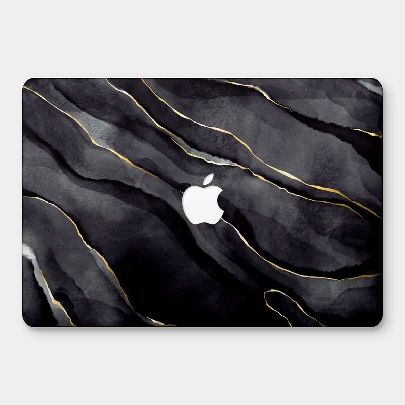 仿黑色大理石 材質 MacBook 超輕薄防刮保護殼 筆電殼 PS010 - 平板/電腦保護殼/保護貼 - 塑膠 黑色