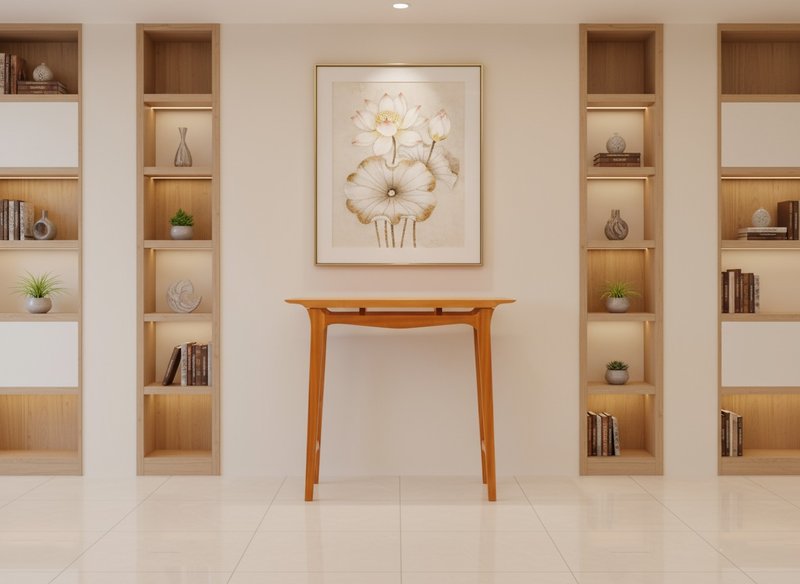 傳統榫卯工藝小神桌 靜觀神桌/佛桌/玄關桌 - 其他家具 - 木頭 卡其色