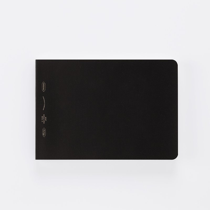 STALOGY 365days notebook grid B6 horizontal black made in Japan - Notebooks & Journals - Paper Black