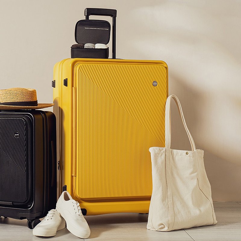 Dreamin Inno系列 29吋前開式行李箱/旅行箱-小兵黃 - 行李箱/旅行袋 - 塑膠 黃色
