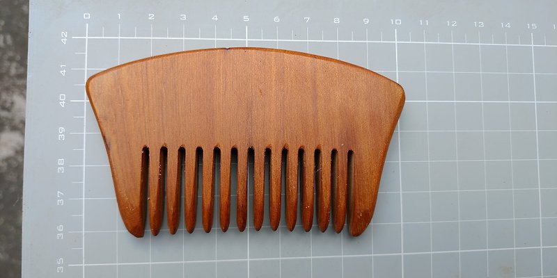 Taiwan Xiaonan Wooden Comb (Sao Nan) E - เครื่องประดับผม - ไม้ 