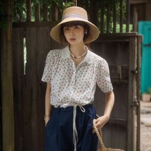 Pinkoi Proxy Purchase - 紅型反物から作ったボートネック