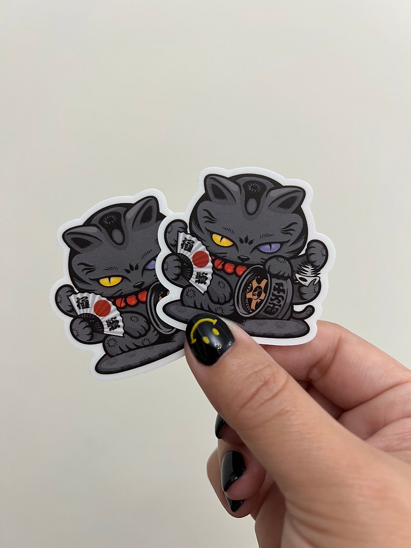 Extreme Design Extreme Black Cat High Quality Waterproof Sticker - Stickers - Waterproof Material 