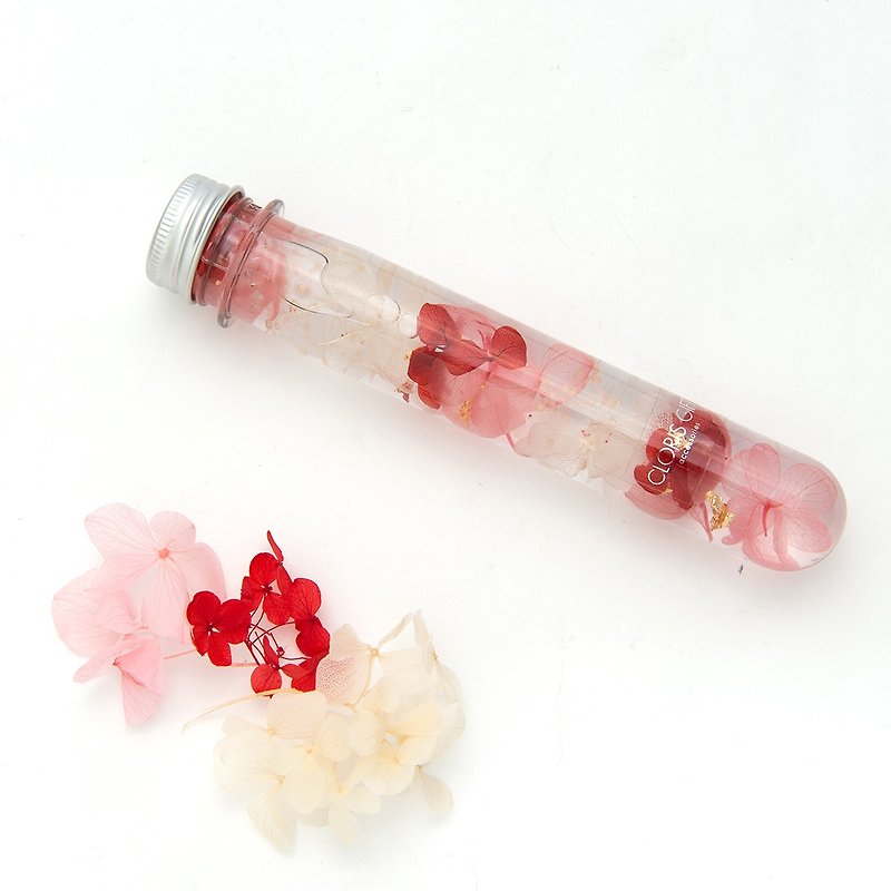 Tube Series [Passionate] - Cloris Gift Glass Flower - ตกแต่งต้นไม้ - พืช/ดอกไม้ สีแดง