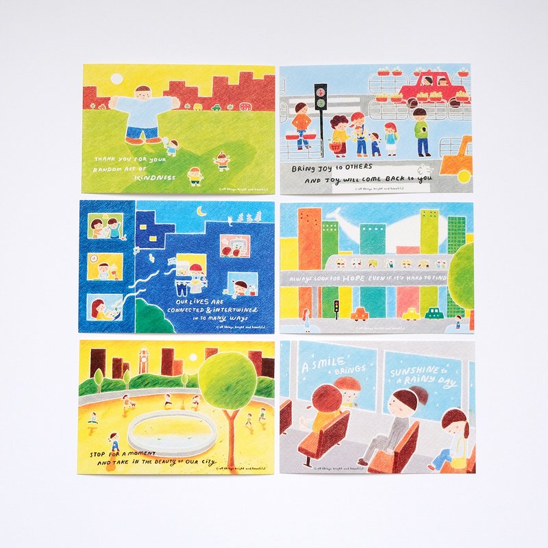 Our City postcard set - Cards & Postcards - Paper Multicolor