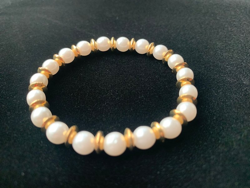 Plastic Bracelets White - Light Luxury Series Bracelet — Olivia