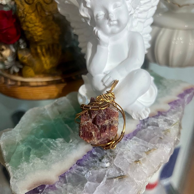 【Stone】Queen of Hearts - Necklaces - Semi-Precious Stones Purple