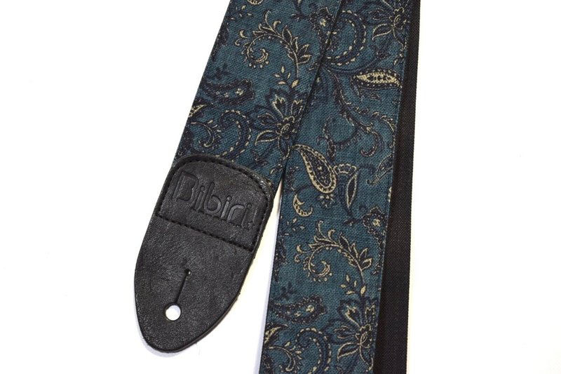 Canvas guitar strap  Kurashiki canvas & Tochigi leather - Other - Cotton & Hemp Khaki