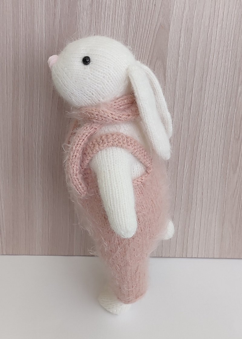 Stuffed Animal Bunny plush toys - 寶寶/兒童玩具/玩偶 - 羊毛 白色