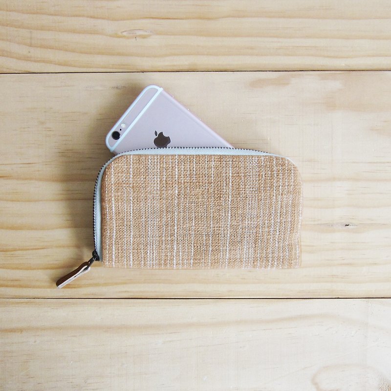 Natural-Tan Mobile phone Bags for I-Phone 7 - Other - Cotton & Hemp 