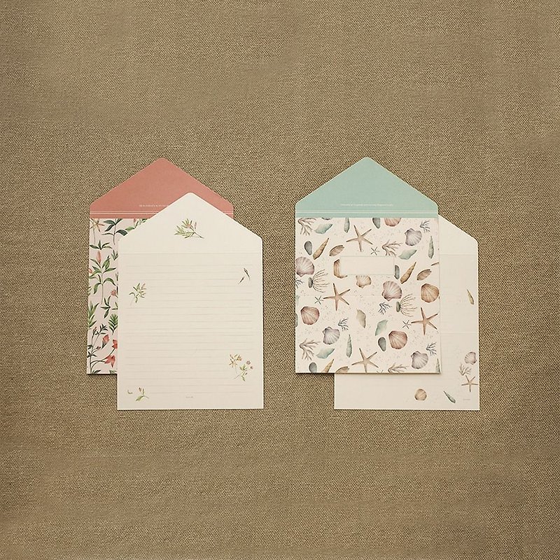 Livework Proust Garden Folding Card 4 into Group L, LWK54517 - สติกเกอร์ - กระดาษ หลากหลายสี