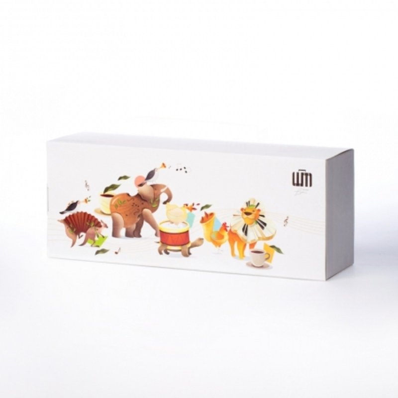 動物系列茶包禮盒組 - 茶葉/茶包/水果茶 - 紙 白色