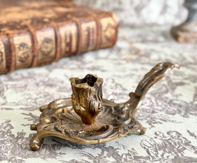 アンティーク　自在燭台持ち手付　真鍮製　フランス　船舶用　ロウソク立て　燭台 楽天市場】燭台 イタリア製 真鍮製品 ローソク立て キャンドル