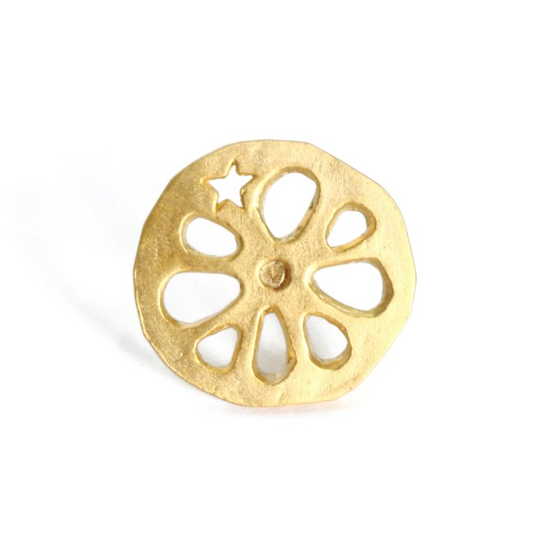 Lotus Root Pinレンコンピン /　タックピン TP032 - 其他 - 其他金屬 金色