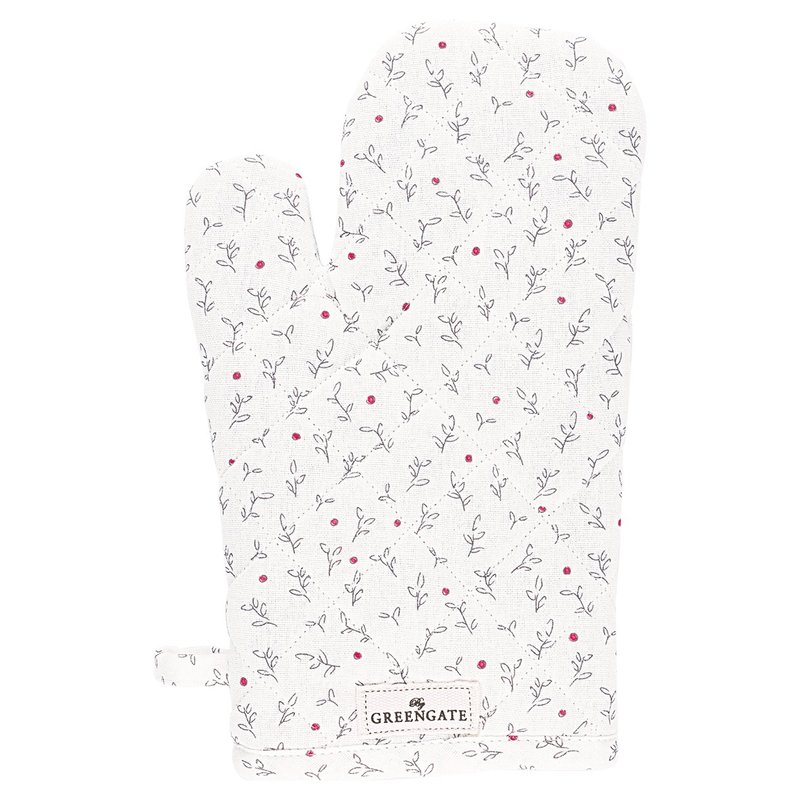 【新品】丹麥Greengate Chiara white 隔熱手套 - 手套 - 棉．麻 多色