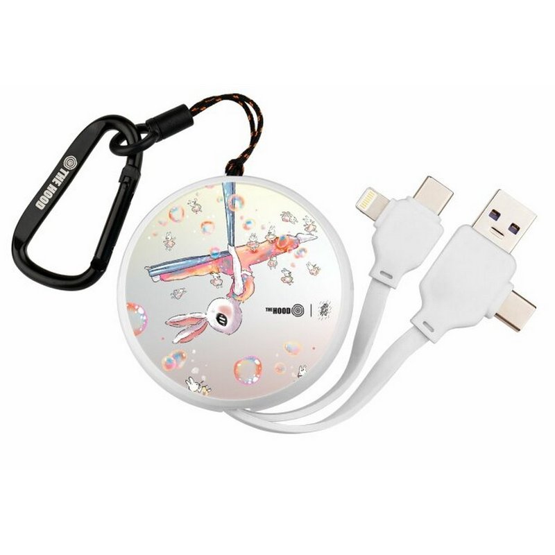 JujuBe Bubble Multi PD Fast Charging Cable Lightning to TypeC 5601 - Chargers & Cables - Other Materials White