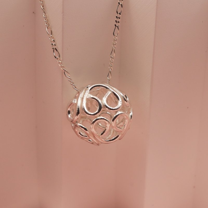 Time Fortune Series - Lucky Ball - Necklaces - Silver Silver