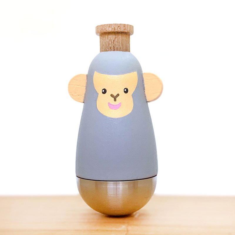 Wen Sen Di – Taiwan Macaque Kazoo KAZOO doll - กีตาร์เครื่องดนตรี - ไม้ สีเทา