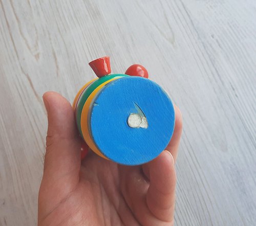 サモワール木製ロシアヴィンテージスタッキングリングおもちゃマルチ