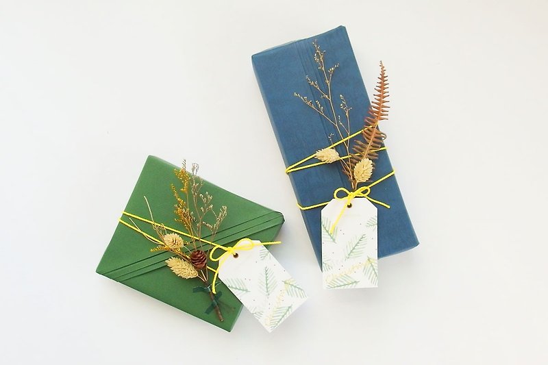 Upgrade Packaging - Plantation Christmas - Fir Green / Winter Night Blue - กล่องของขวัญ - กระดาษ สีเขียว