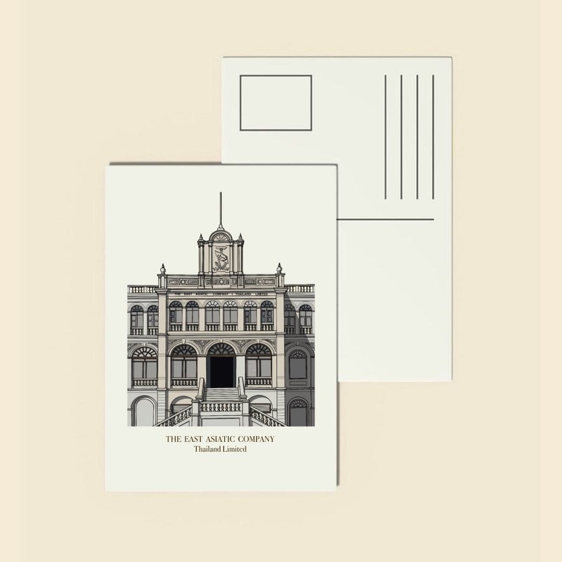 Postcard East Asiatic Building - 卡片/明信片 - 紙 