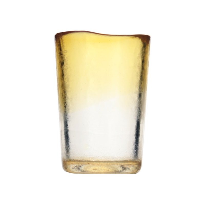 Feel Straight Cup-Amber 250ml - Mugs - Glass Orange